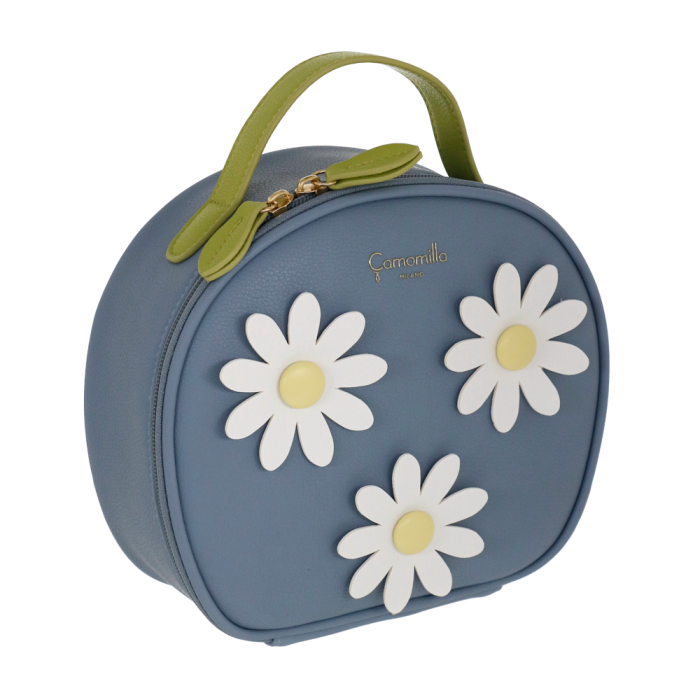 Vanity bag Daisy azzurro