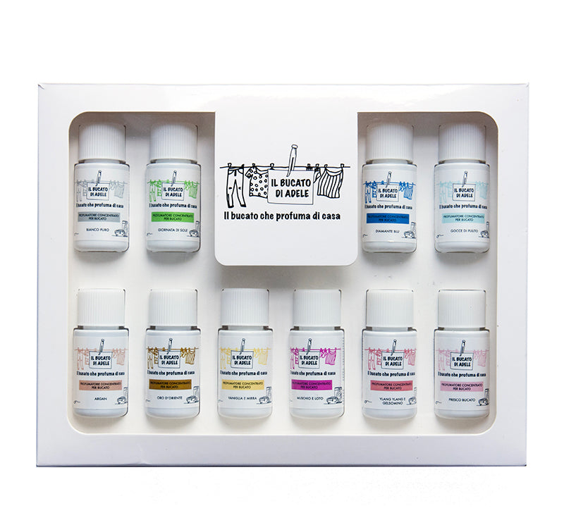 Cofanetto 10 Fragranze Le Tradizionali | Bucato di Adele