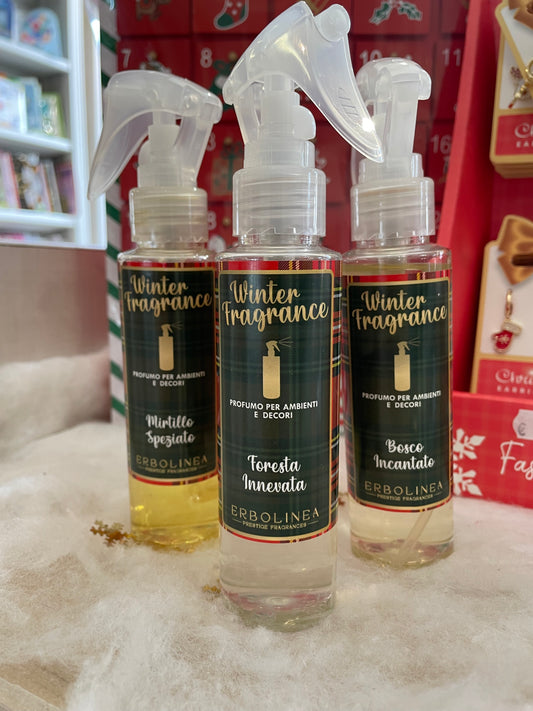 Spray ambienti e decori Winter fragrance | Erbolinea