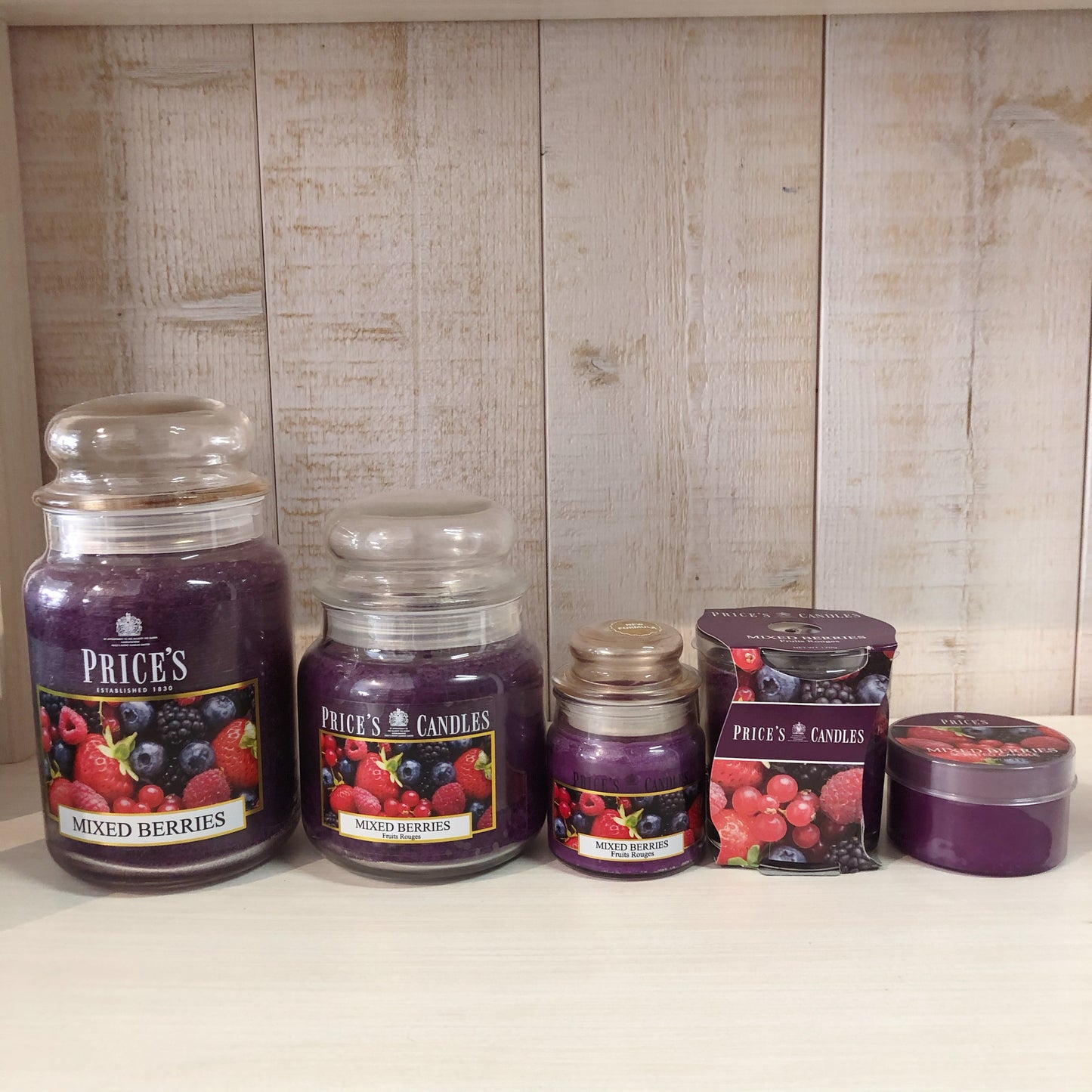 Candele profumate Mixed Berries | Price's candles
