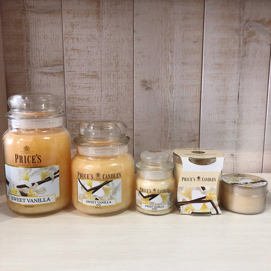 Candele profumate Sweet Vanilla | Price's candles