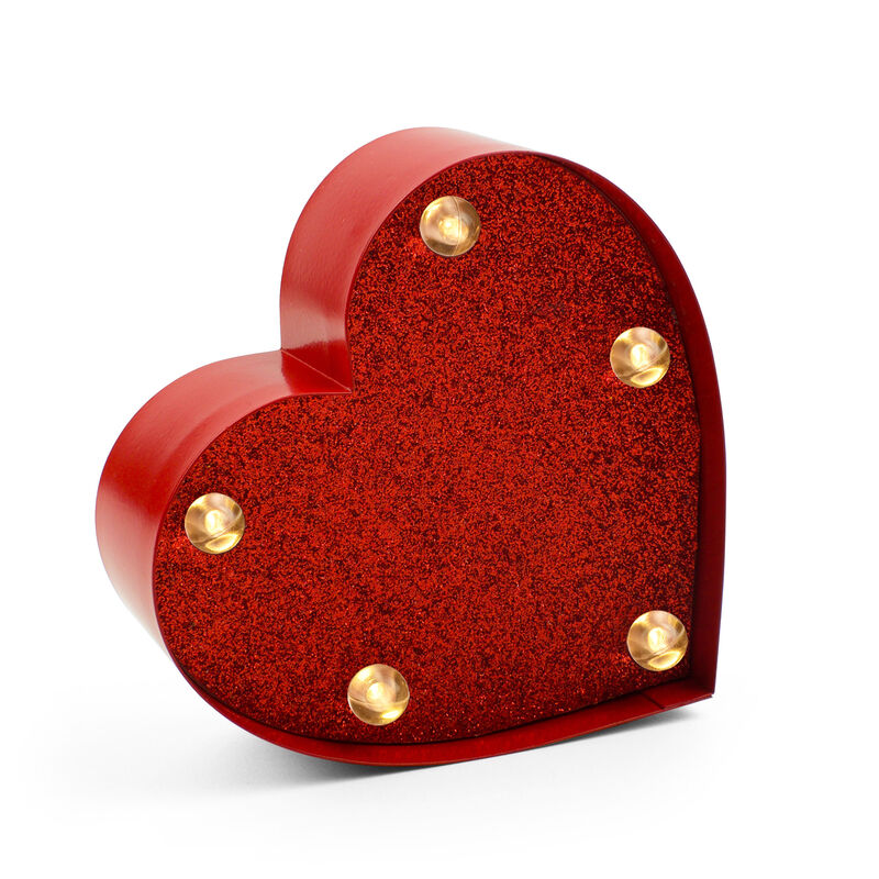 Mini luce decorativa cuore glitter | Legami