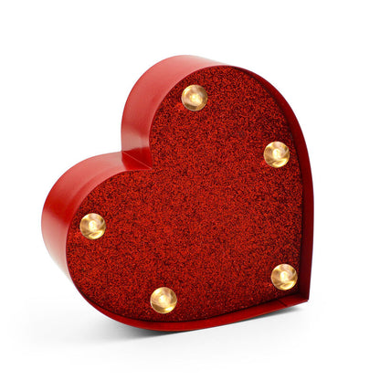 Mini luce decorativa cuore glitter | Legami