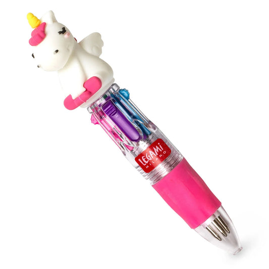 Mini penna a sfera 4 colori unicorno | Legami